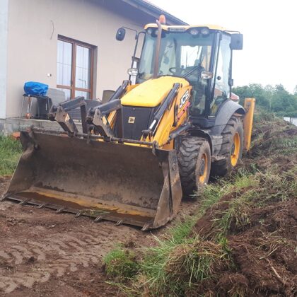 Úprava terénu v okolí novostavby RD